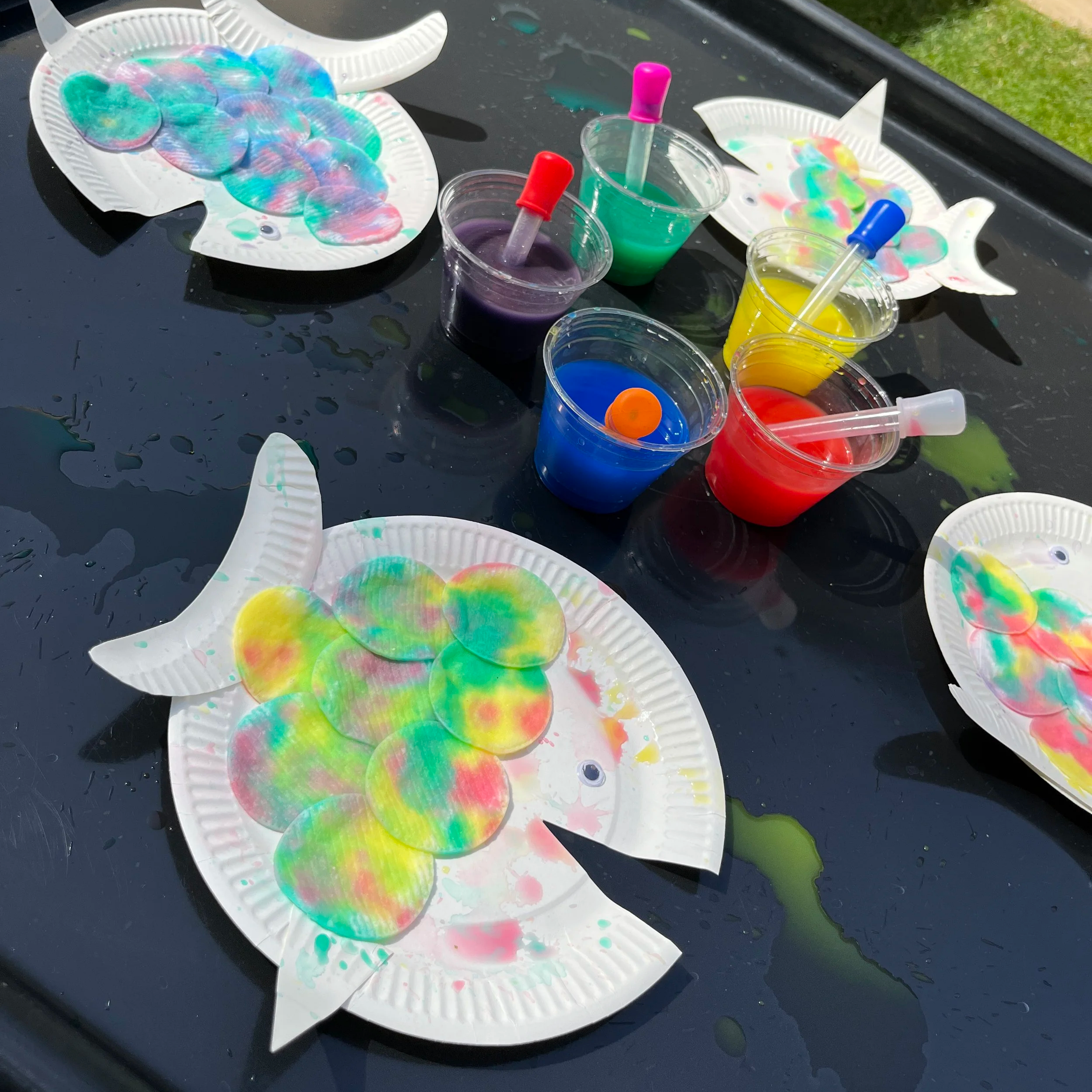 Mini Makers: exploring colours with The Rainbow Fish