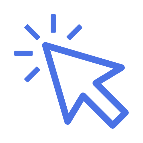 Two gift boxes with ribbons, outlined in blue on a black background.