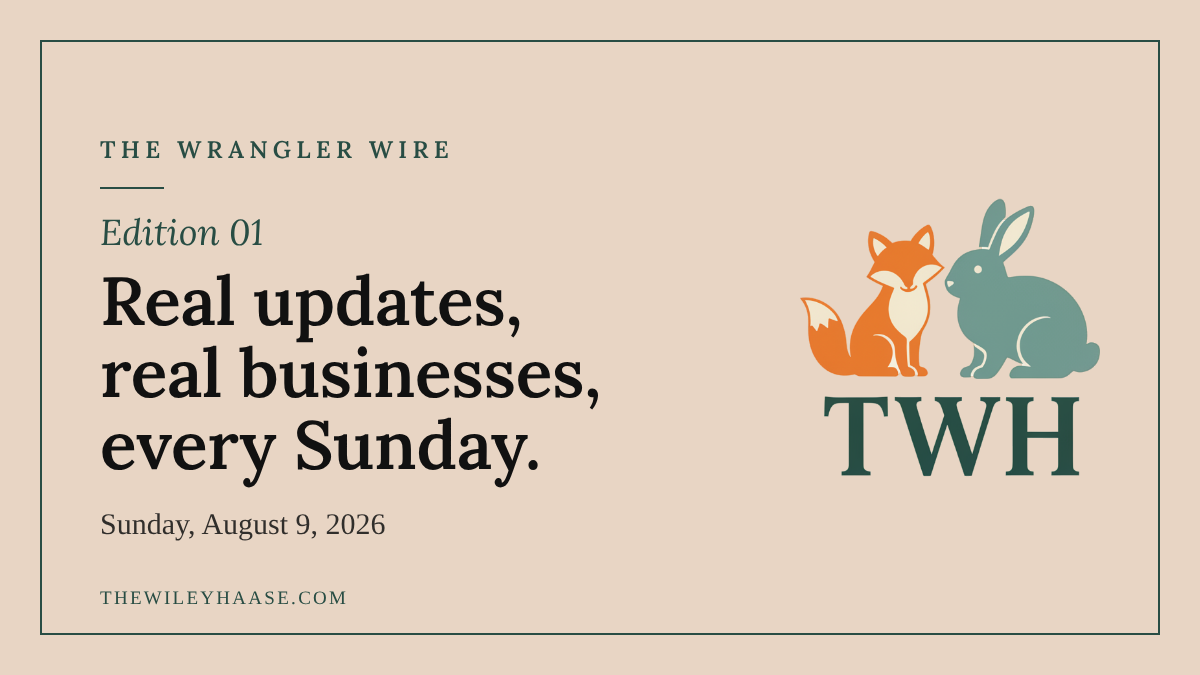 ☕️ Coffee, Chaos, and the First Wrangler Wire