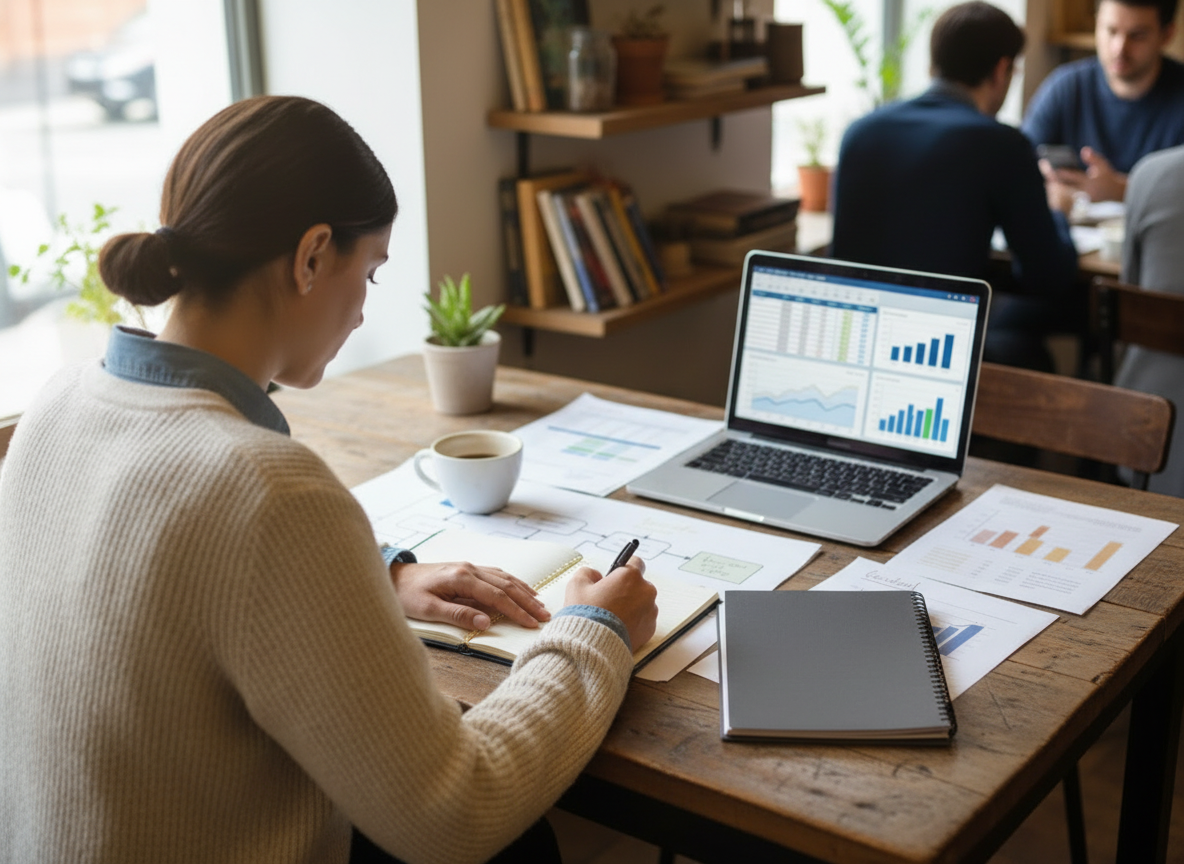 Business operations analysis and data-driven process optimization for small business growth.