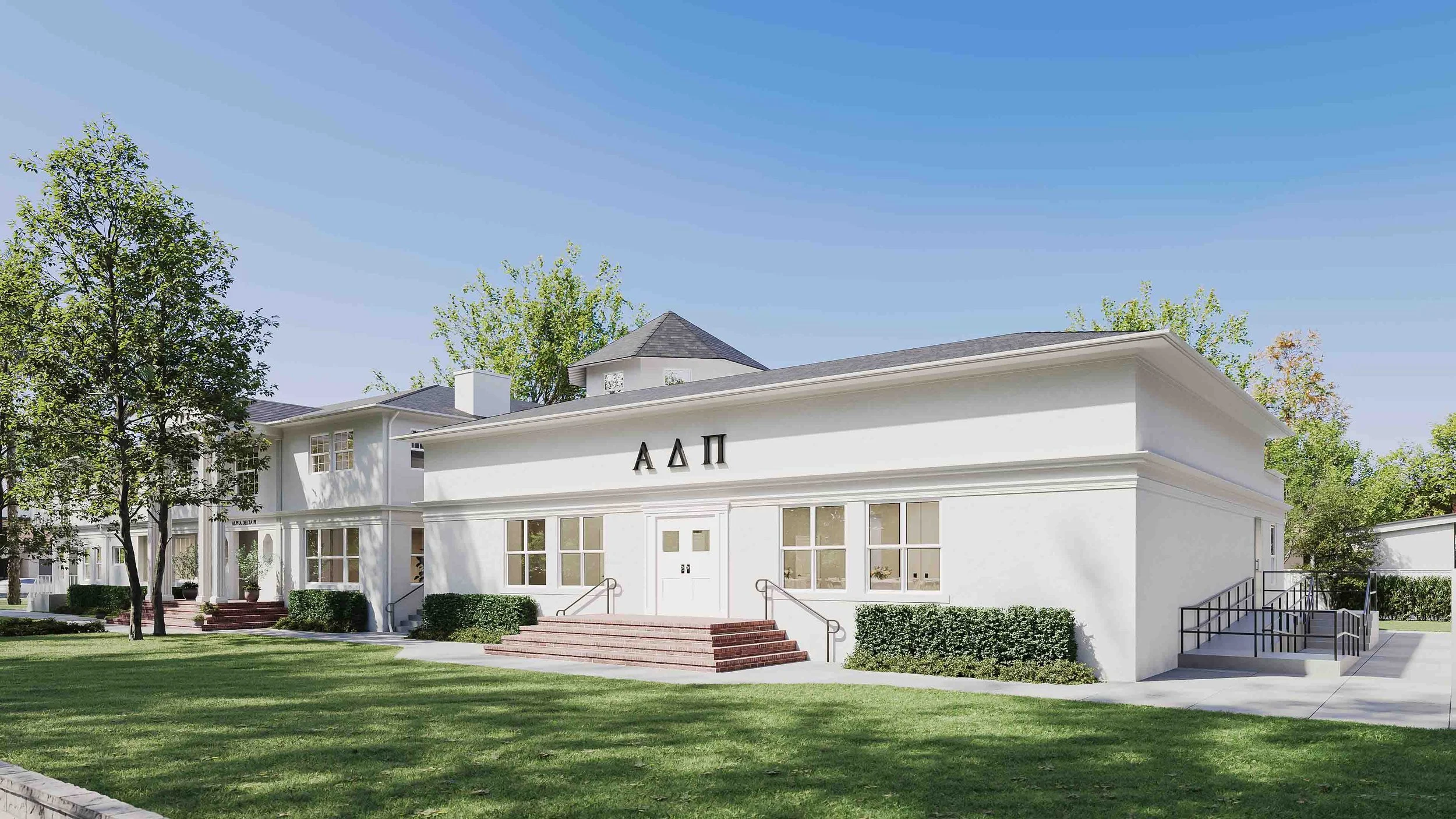 university southern california sorority house alpha psi of alpha delta pi adpi usc house future dining room building concept