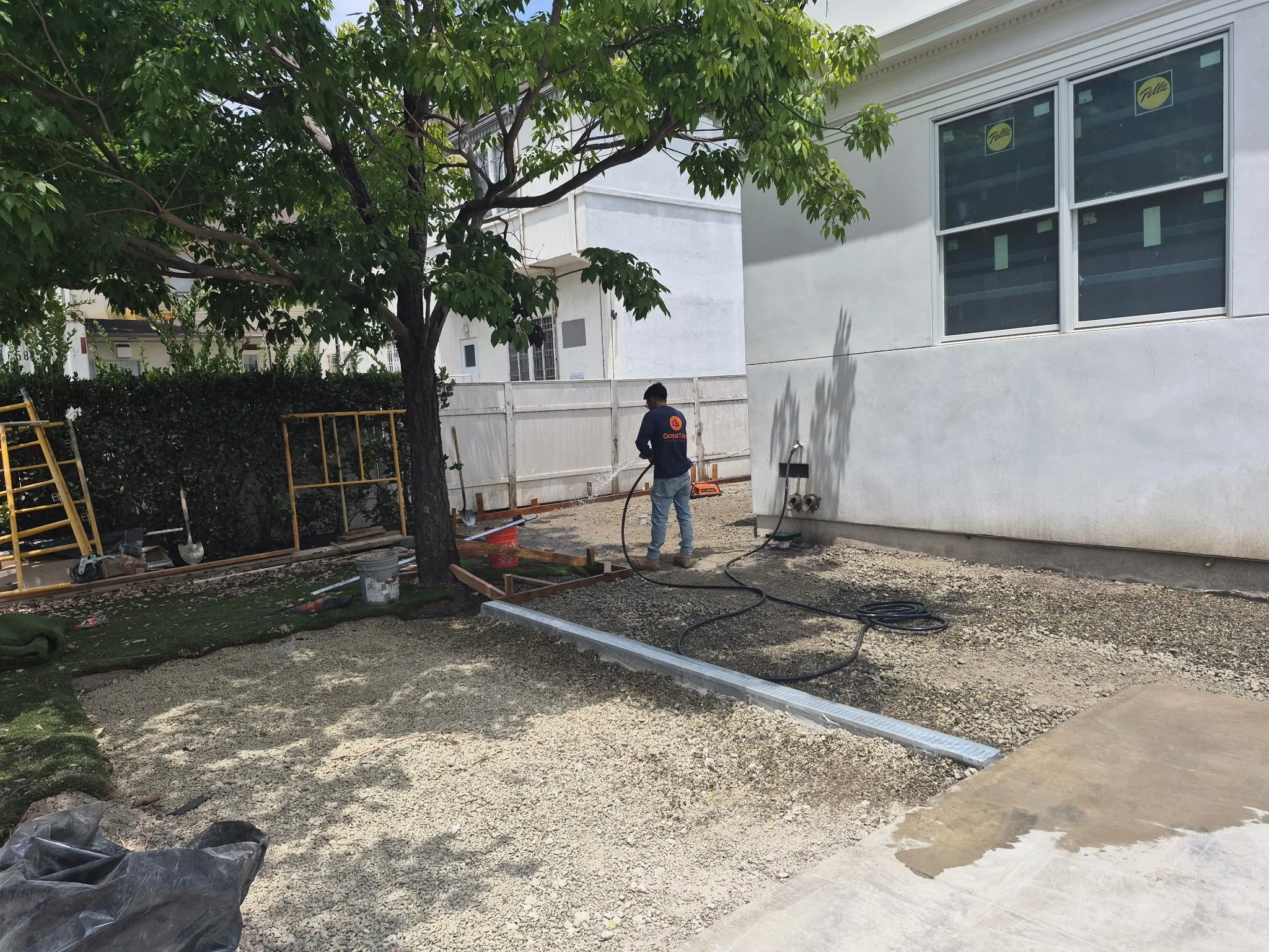 View of Back Stairs/Patio Area (as of 05/26/2026).