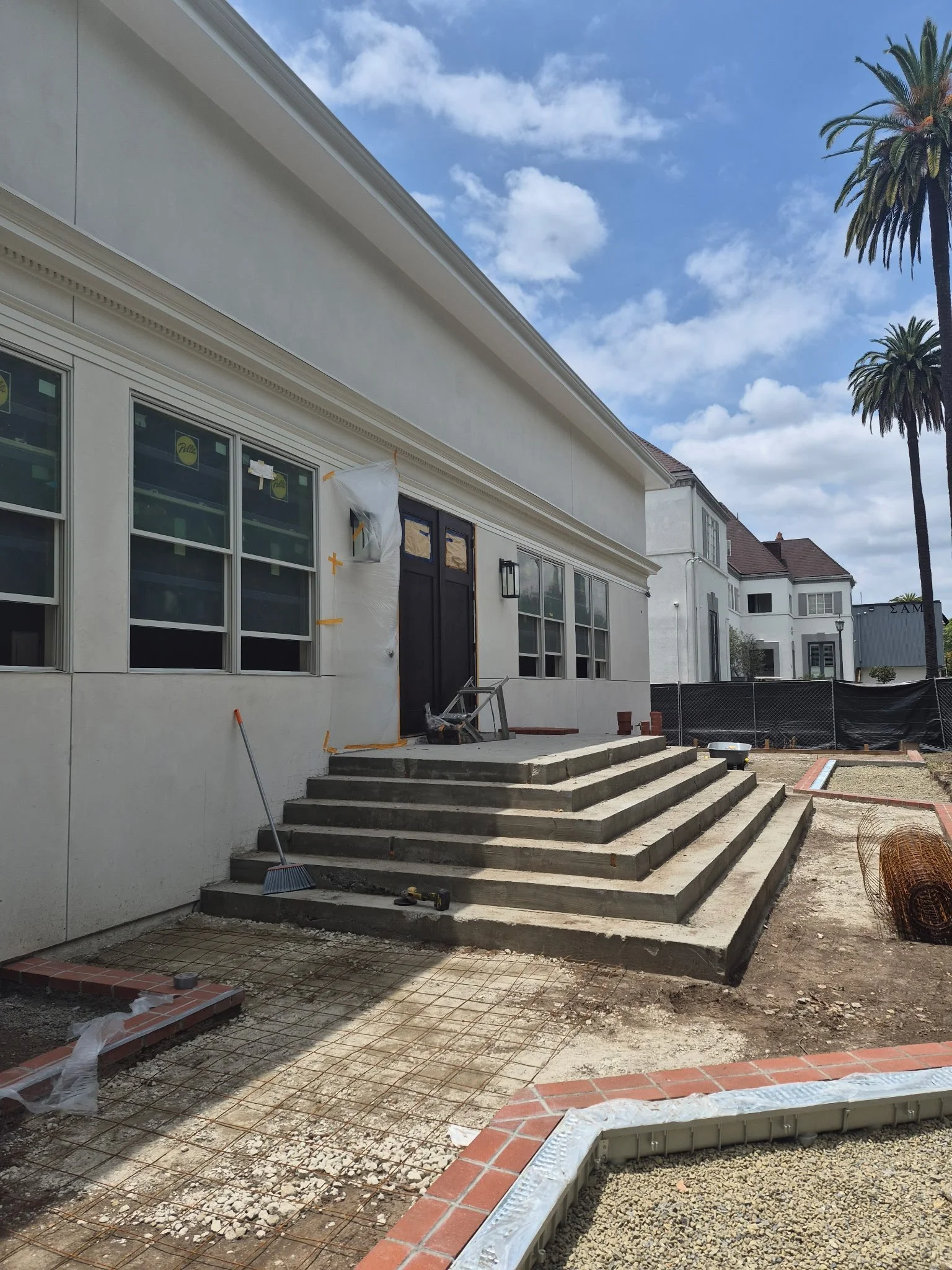 View of Front of DDR with New Stairs Leading into DDR (as of 05/26/2026).