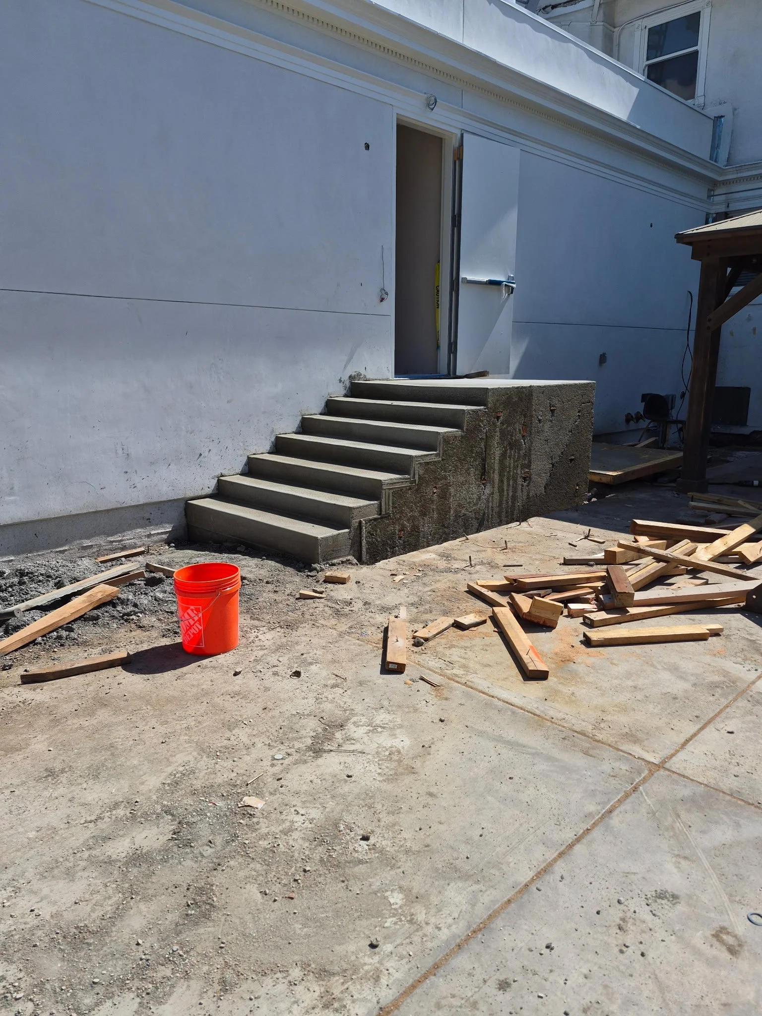 Exterior Construction - ADA Ramp.