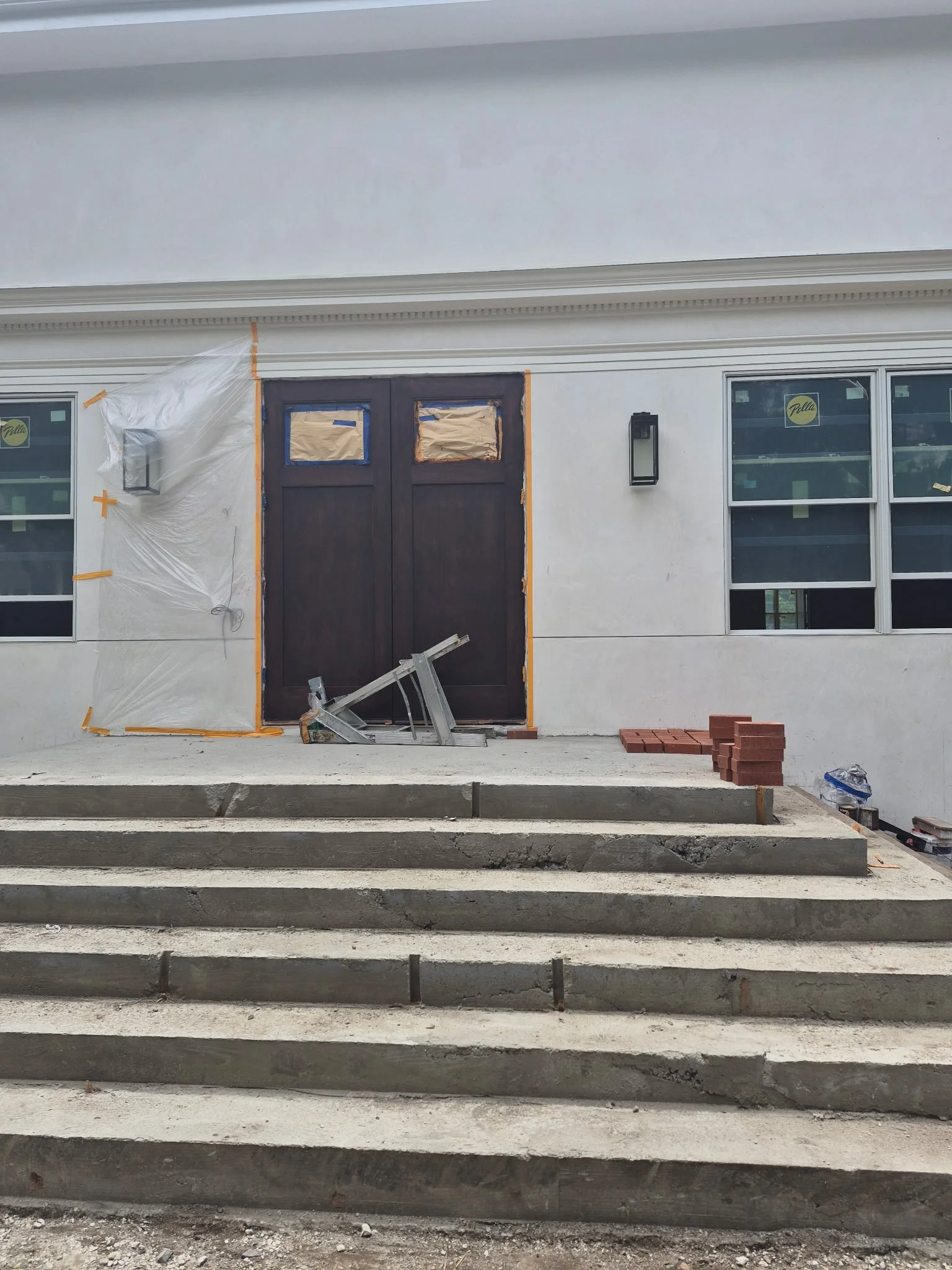 View of Front of DDR with New Stairs Leading into DDR (as of 05/26/2026).