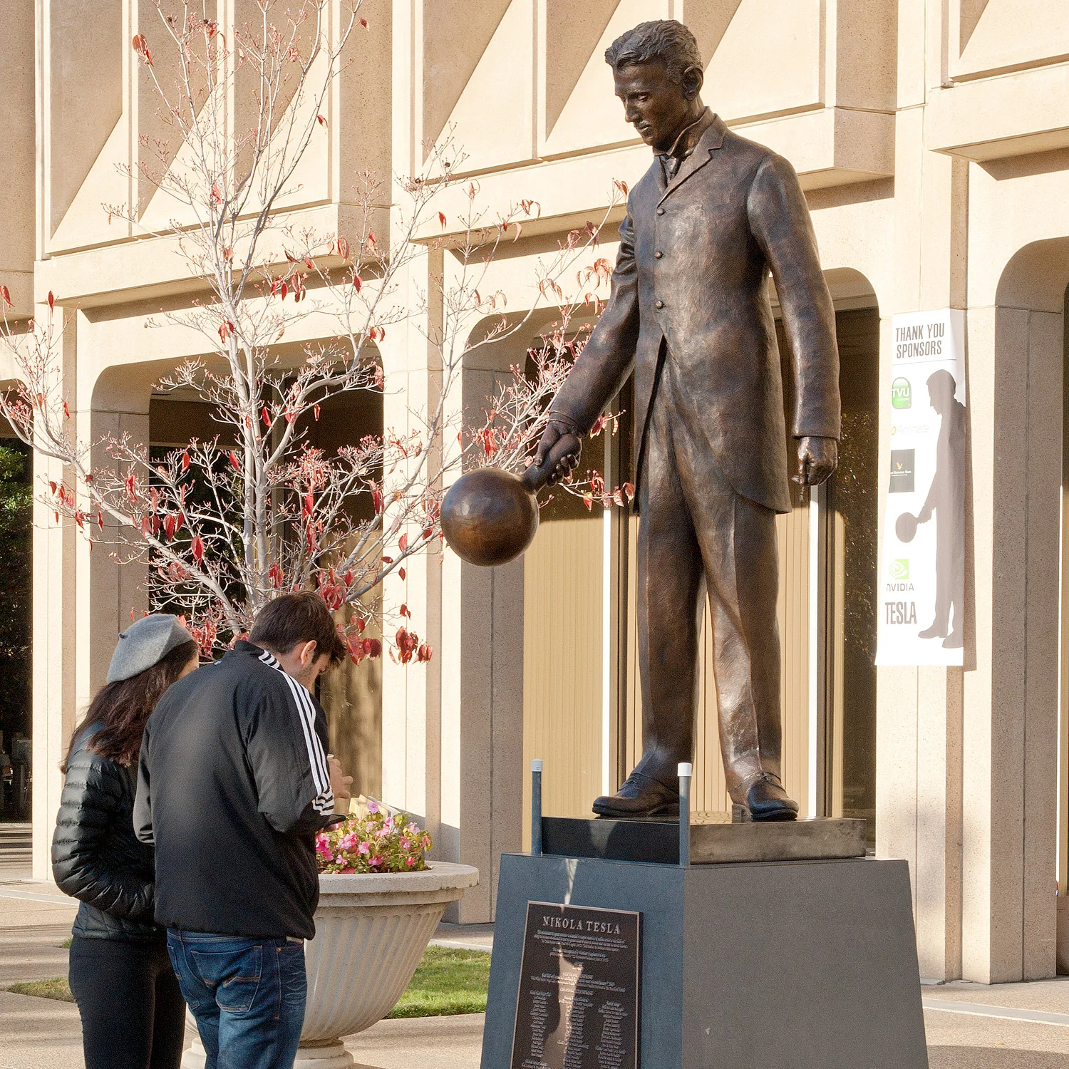 Statue of Nikola Tesla in the Silicon Valley, Collection of Northern Imagination. Funded by KickStarter backers.