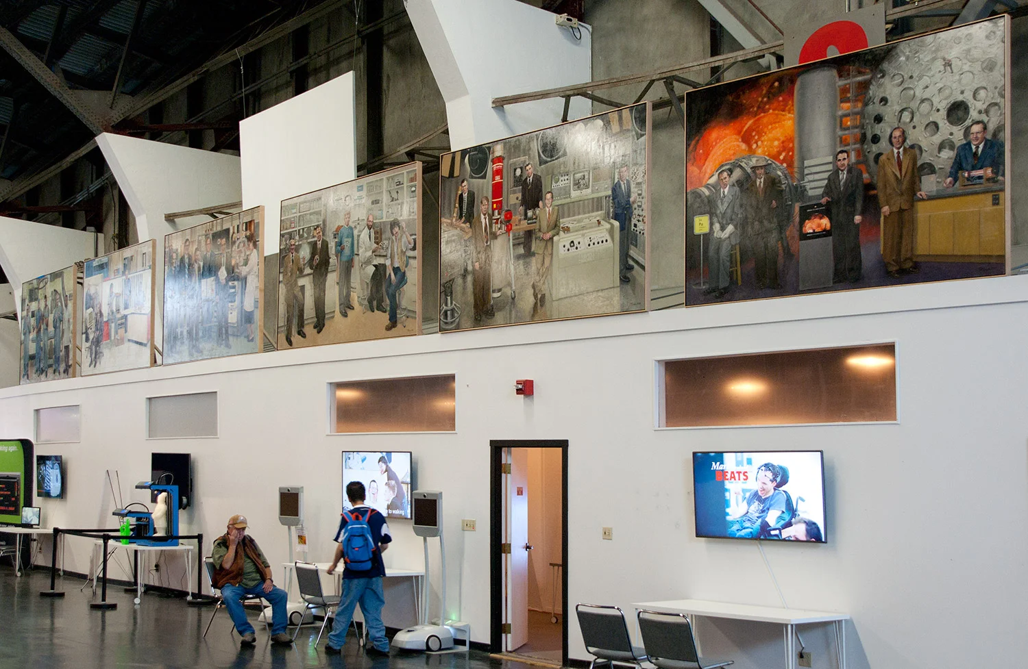 The Silicon Valley Inventor Portraits on display at the Palace of Fine Arts in San Francisco California