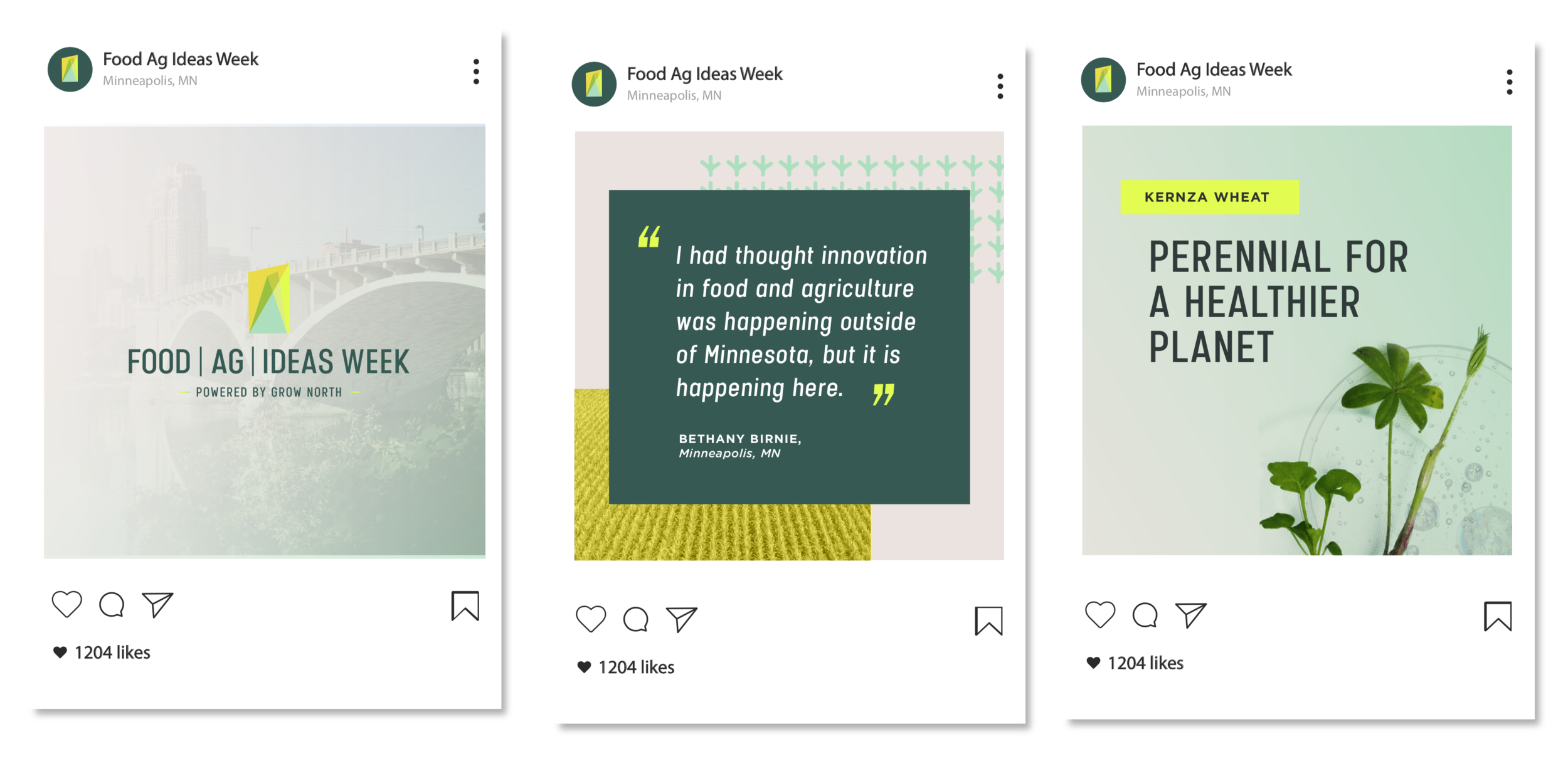 Food Ag Ideas Week Social Posts
