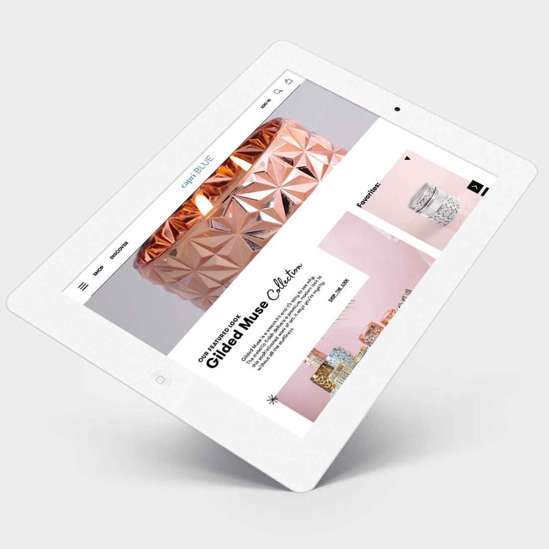 CAPRI BLUE - WEBSITE DESIGN