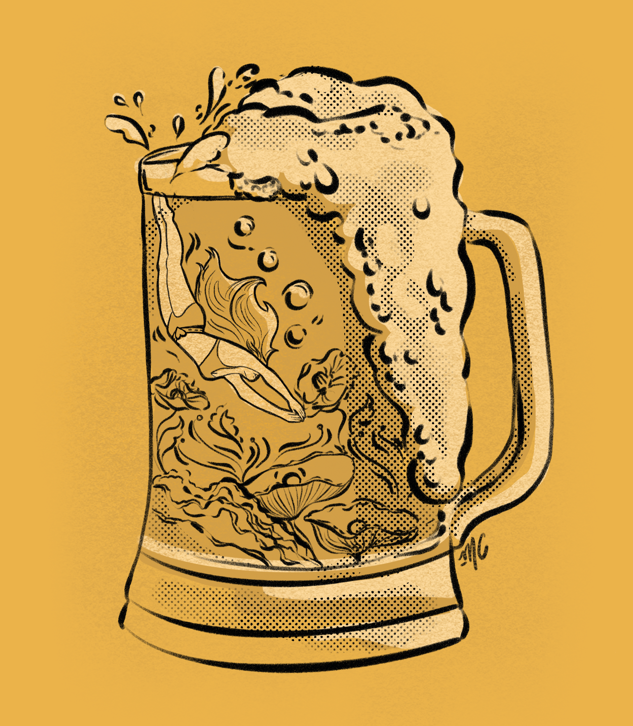 This was for a brewery t-shirt 