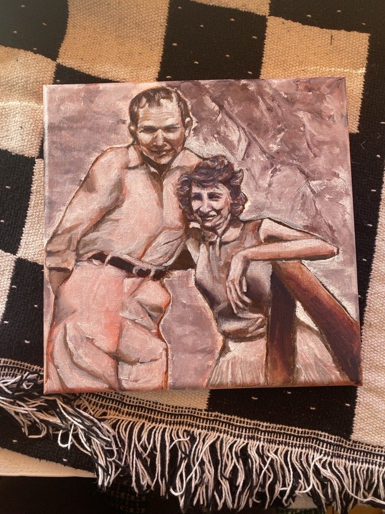 Oil of my grandparents