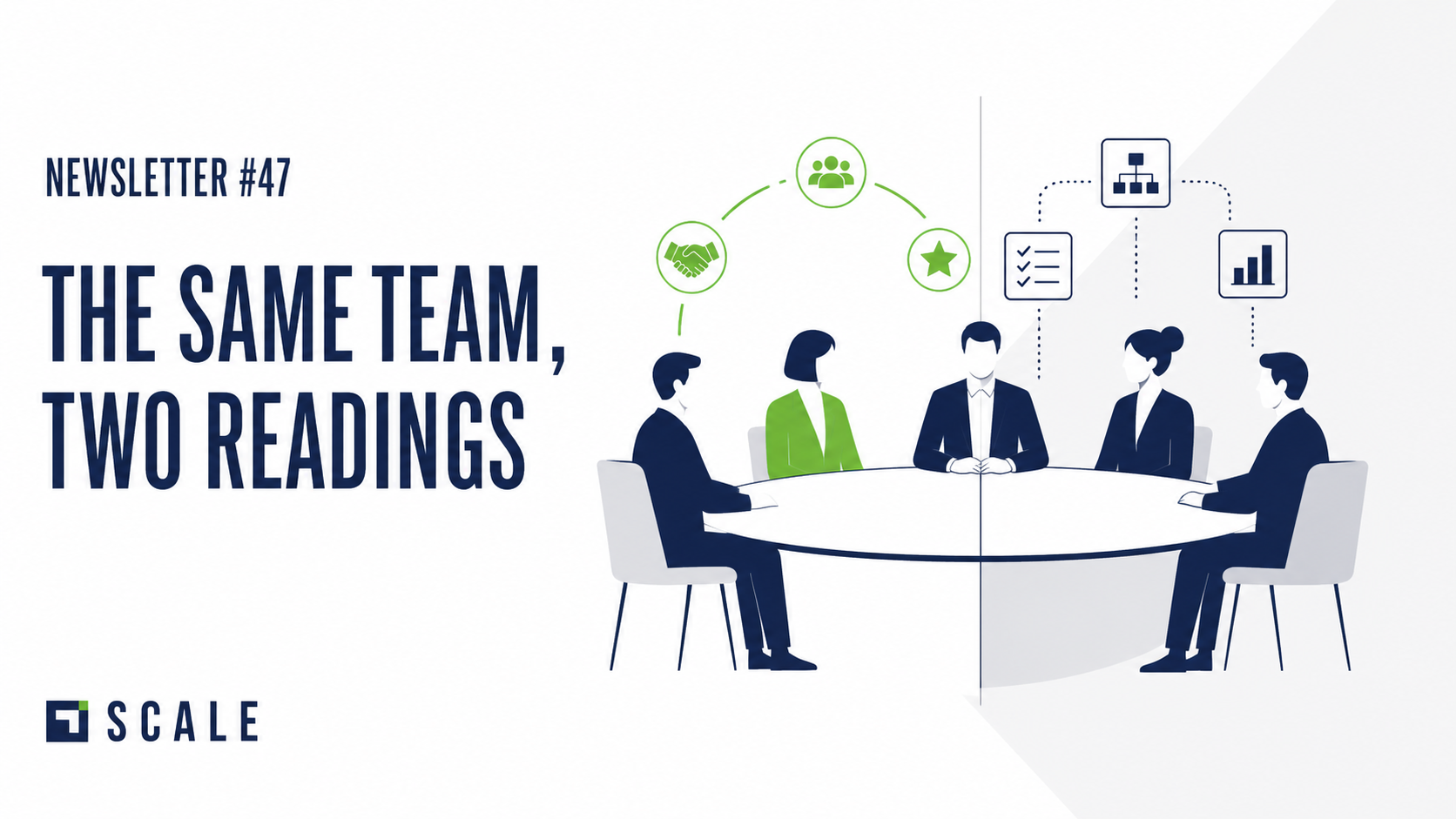 The Same Team, Two Readings