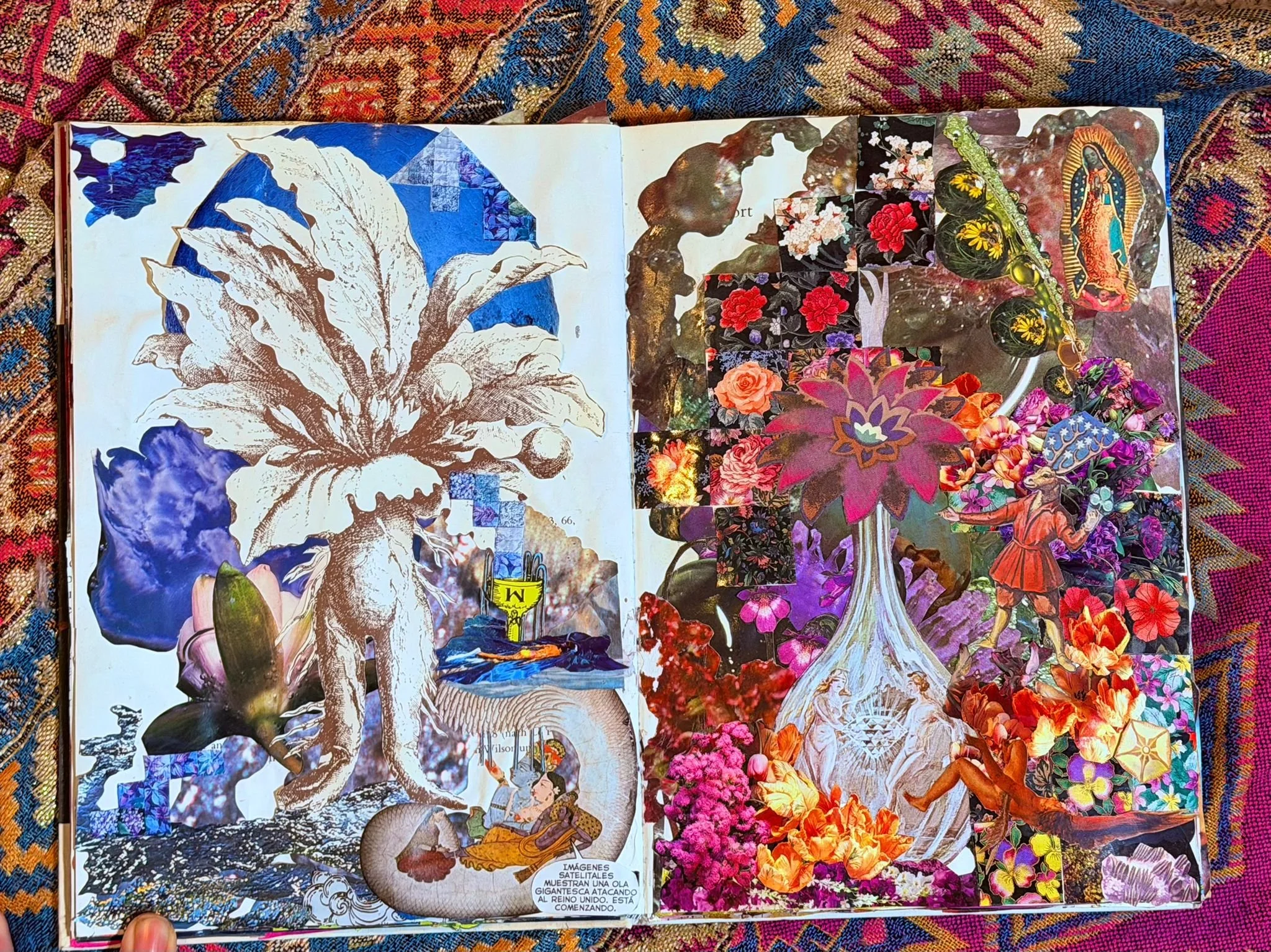 Collage Sketchbook, 2024, 35x25cm

