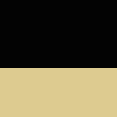 Un reloj despertador de color negro y beige en un fondo negro y beige.