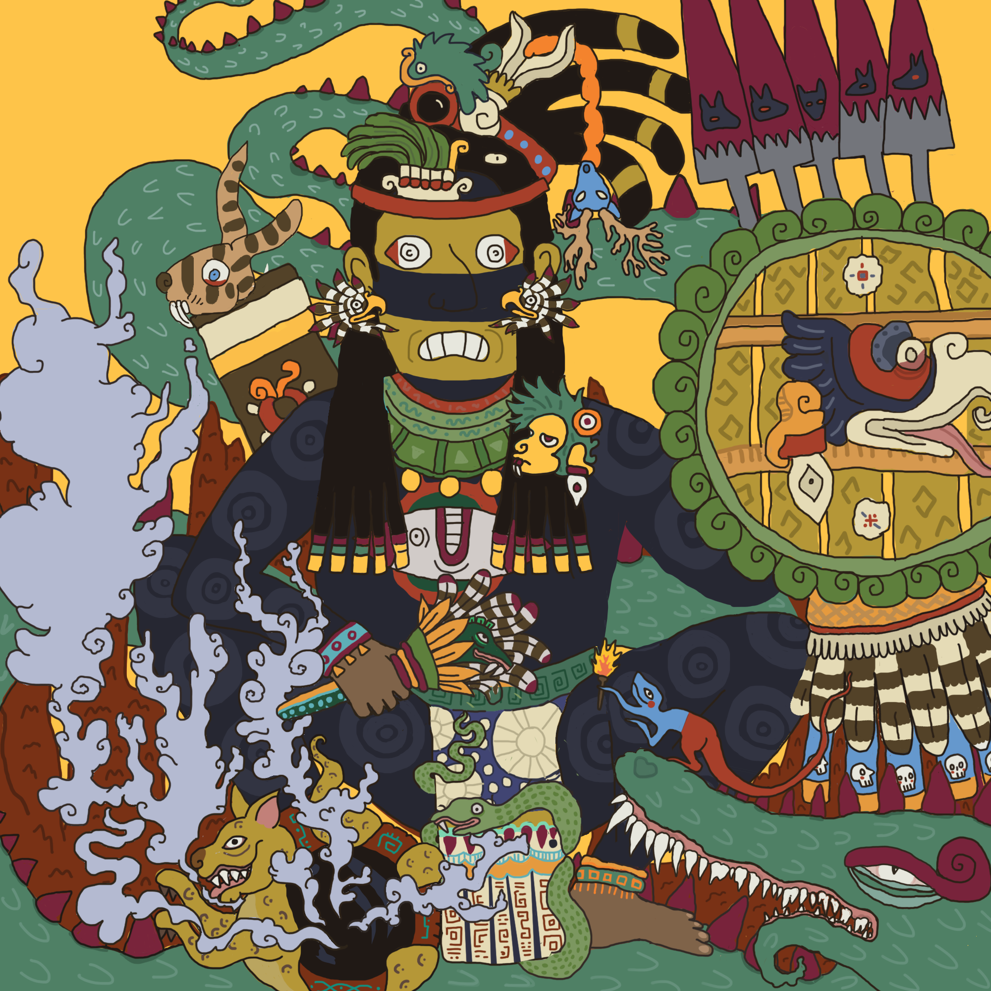 Tezcatlipoca.
Rancho Santa Elena,
2023