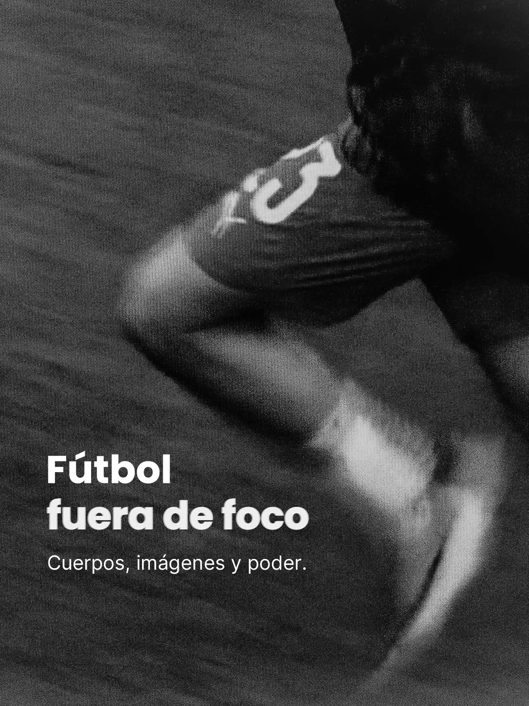 Fútbol fuera de foco.