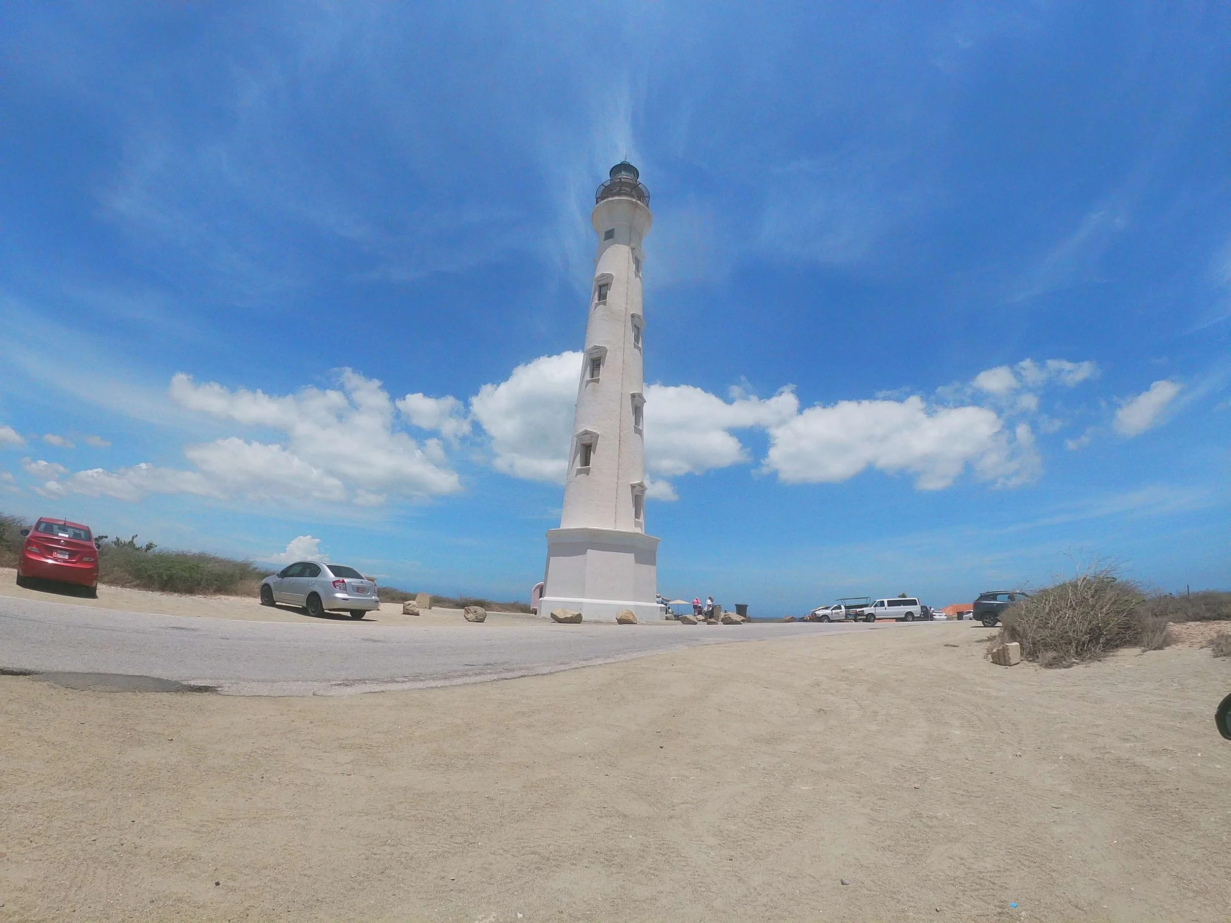 The California Lighthouse on Aruba's northern tip.