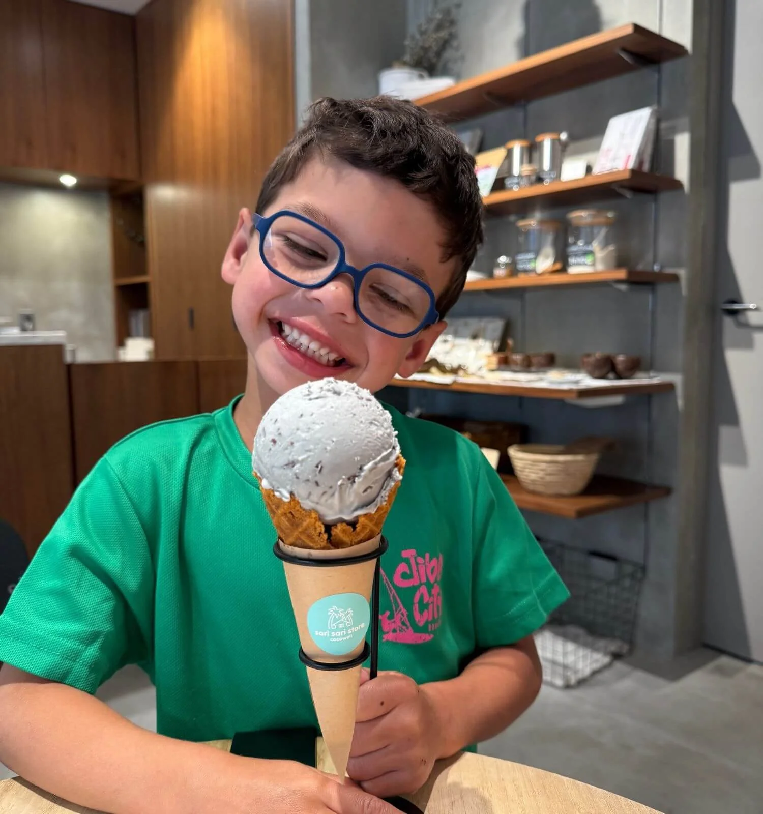 boy-smiling-gluten-free-icecream-cone-cocowell-osaka-japan.jpg