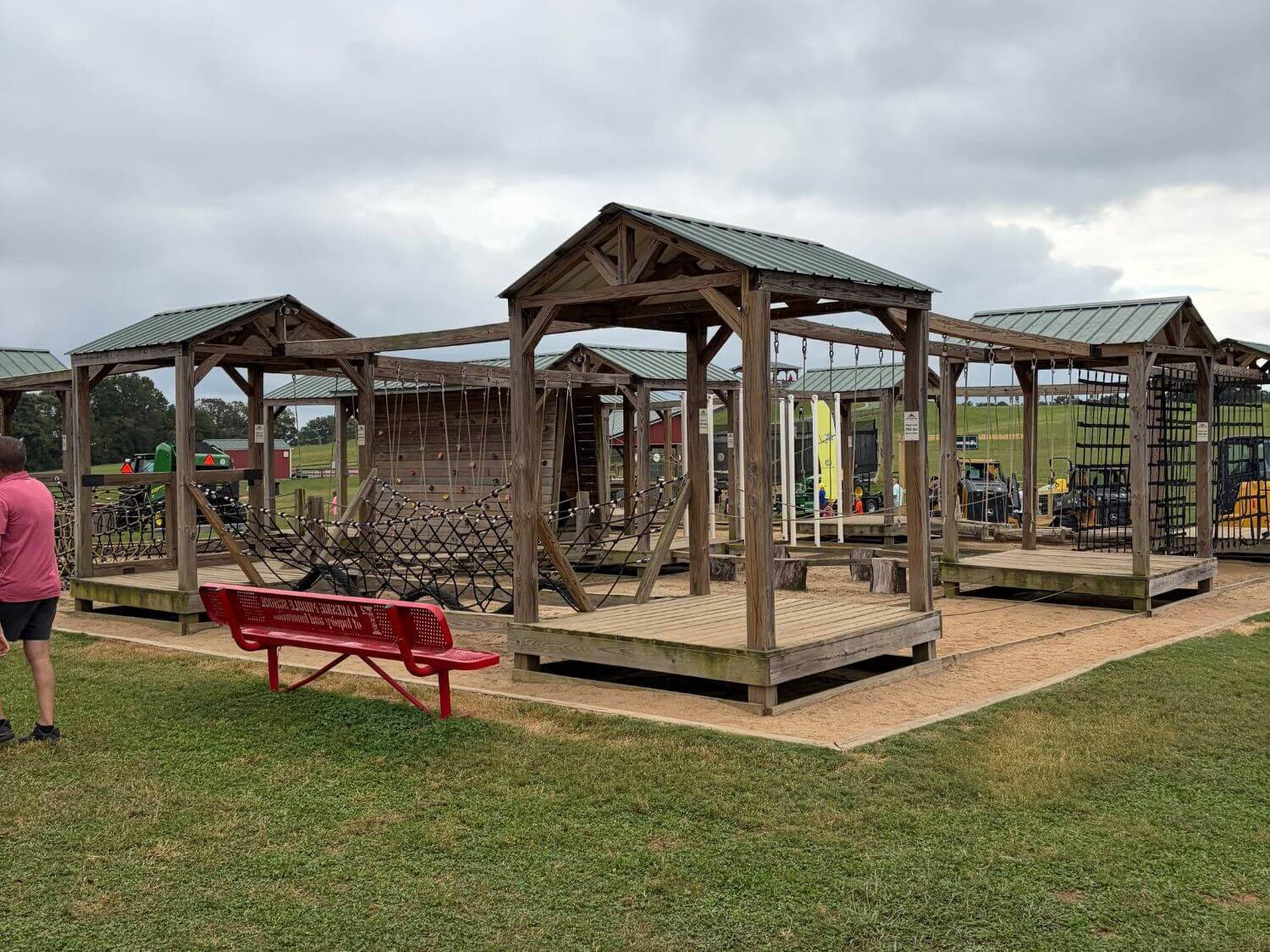 Obstacle course at Denver Downs in Anderson, South Carolina.