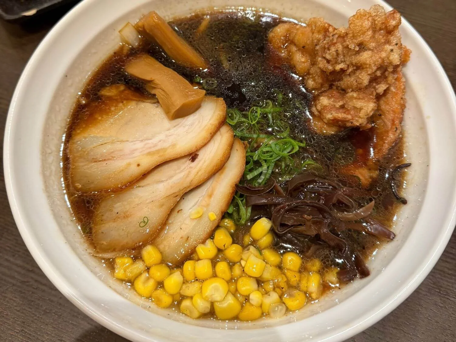 Gluten free ramen from Shimbu Sakiya Ramen in Tokyo Japan