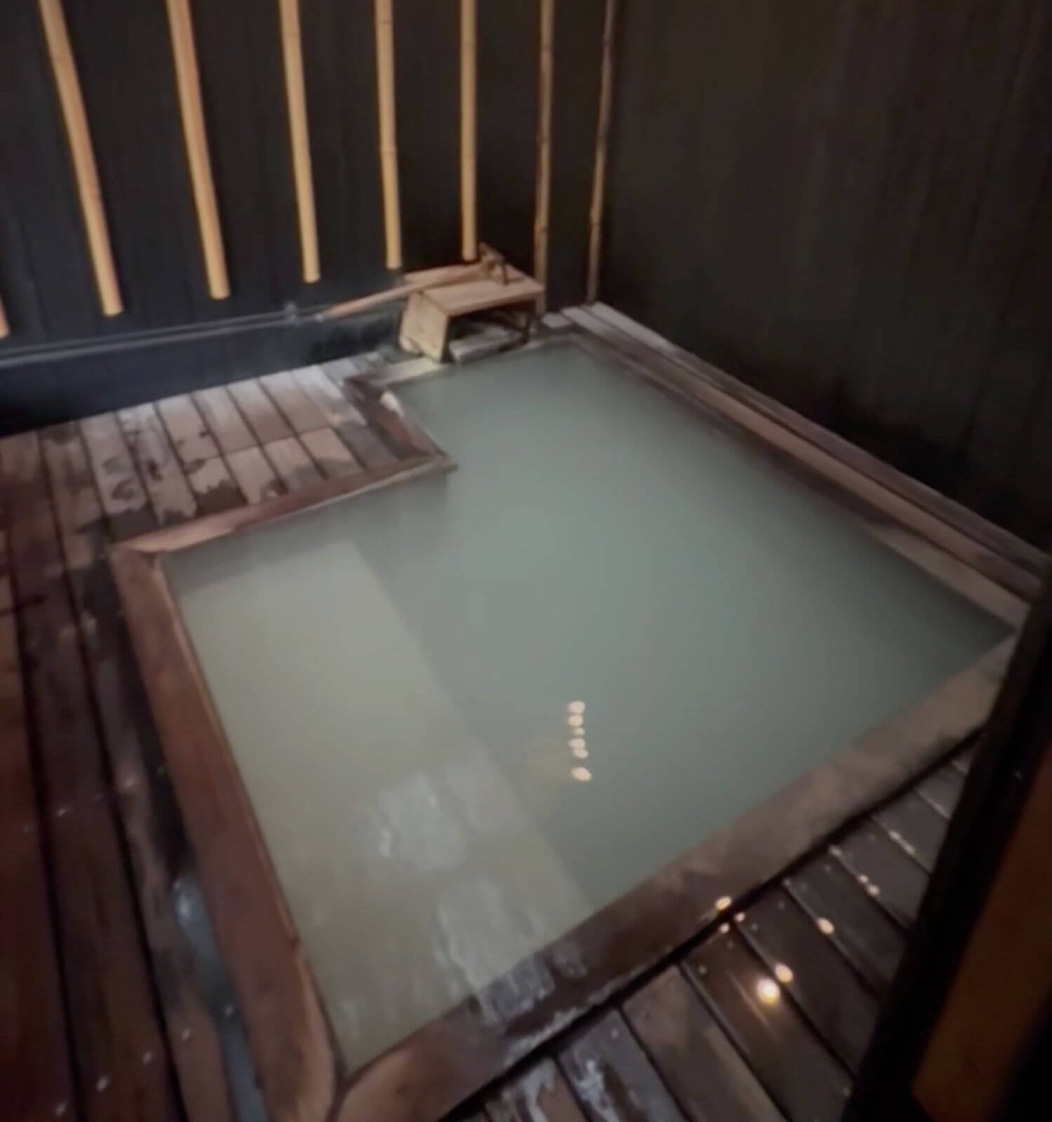 private onsen at a ryokan in Japan