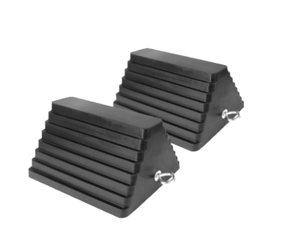 MaxxHaul 80681 Rubber Wheel Chocks 2-Pack