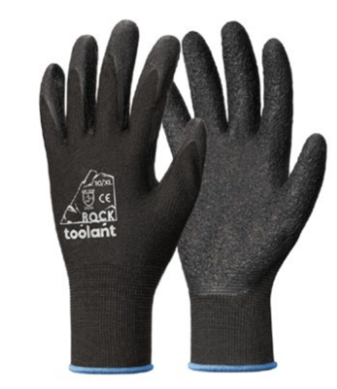 Pug-17 Work Glove, Rubber Coated