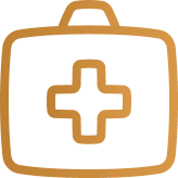 Medical cross icon representing healthcare jobs and career opportunities.