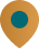 An icon of a location marker in a gold gradient