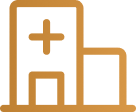 Hospital icon to represent Facilities healthcare careers