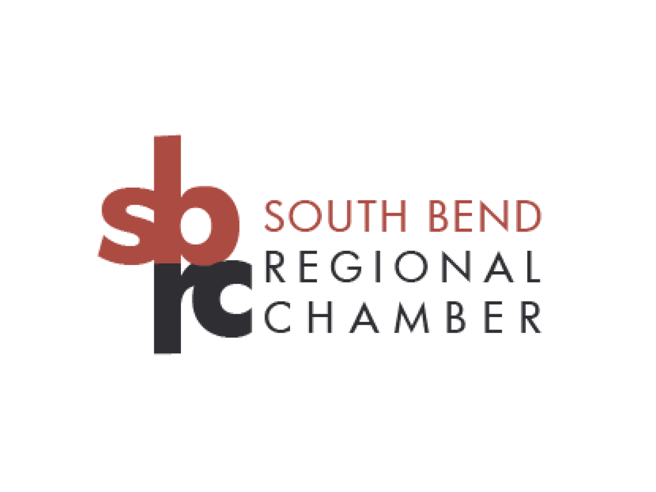 Logo for the Southern Regional Chamber with the letters "sbrc" to the left of the text.