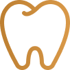 Icon of a tooth to represent Dental healthcare careers