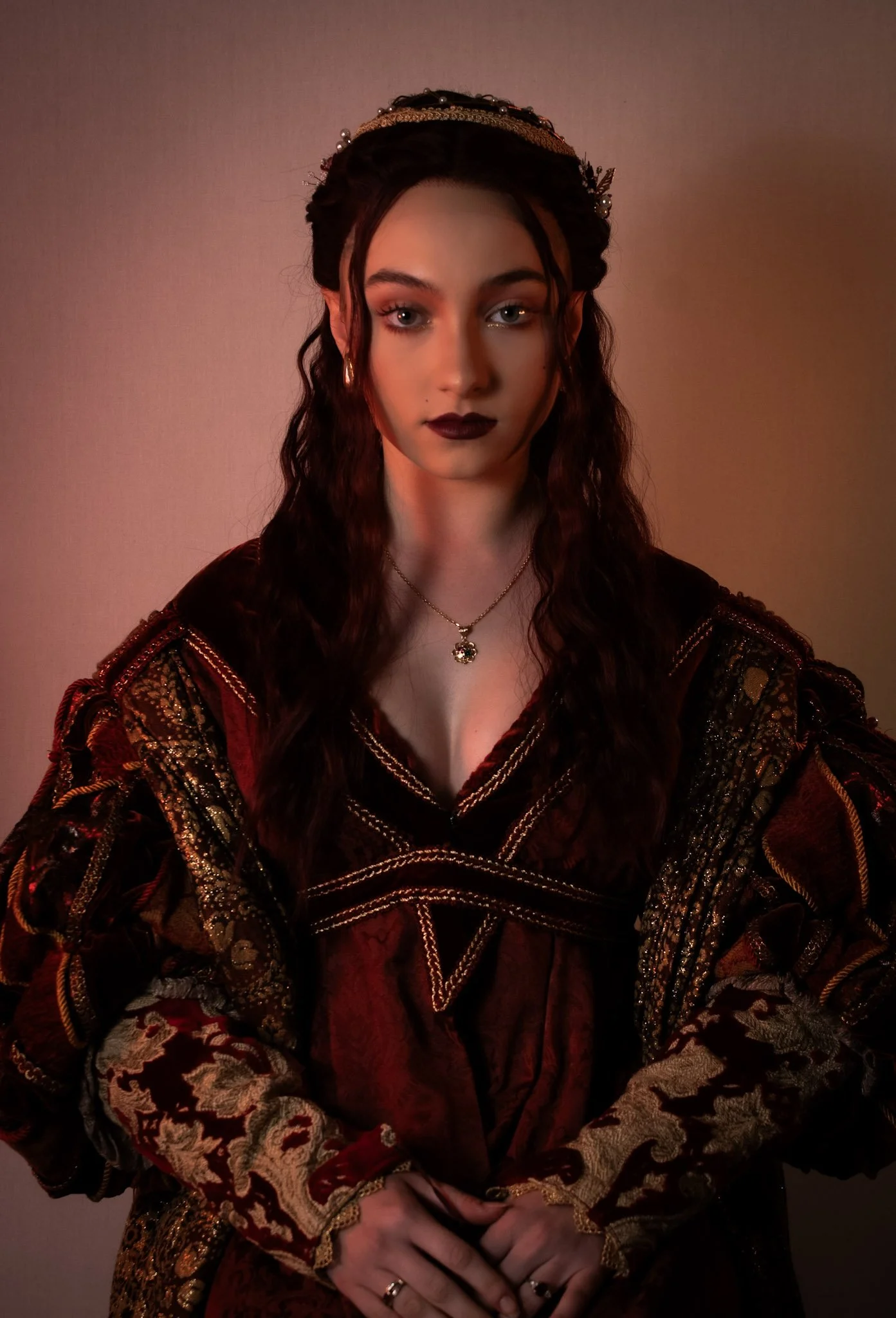 Medieval wig application - Low budget wig, no alterations just styled and applied