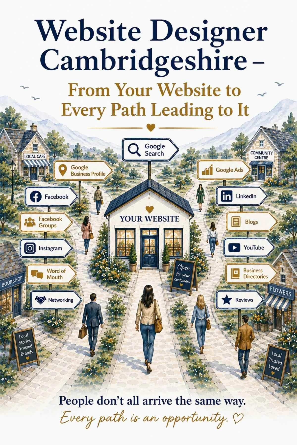 Website Designer Cambridge – From Your Website to Every Path Leading to It