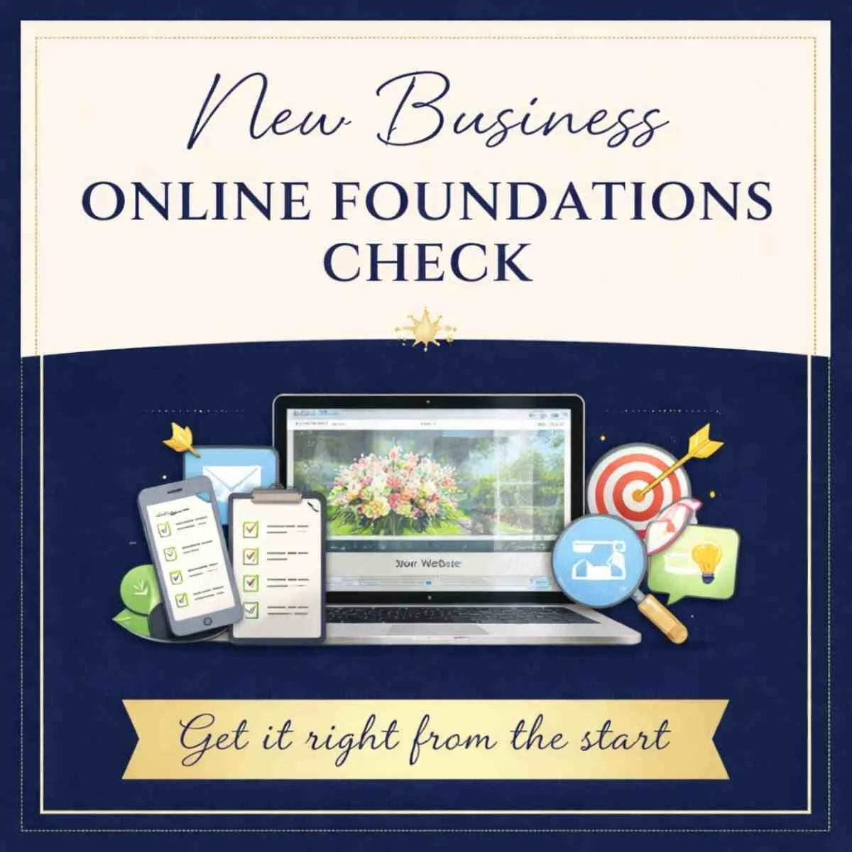 Simple Website Development and Support New Business Online Foundations Free Support