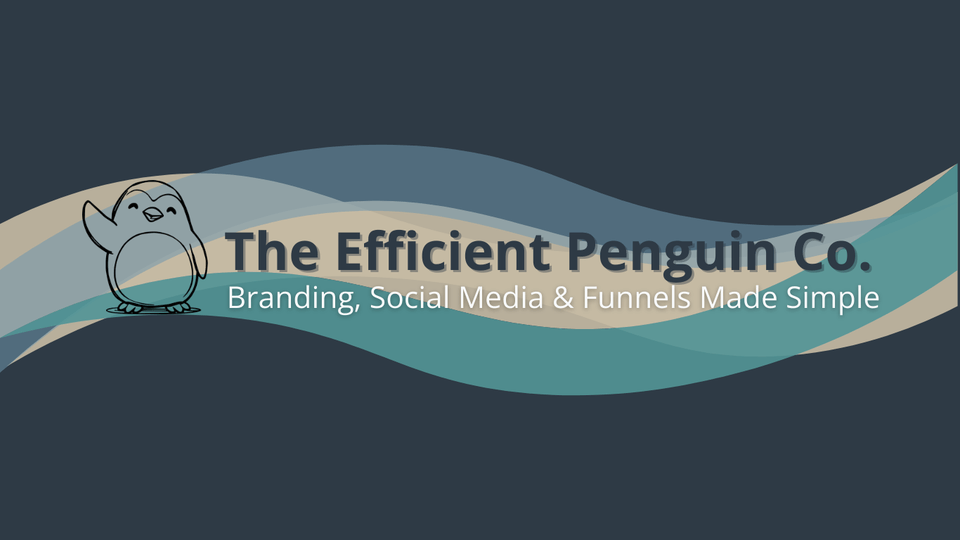 The Efficient Penguin Co image, a company that provides calm, strategy-led social media support for service-based businesses seeking clarity, consistency, and purpose in their online presence.