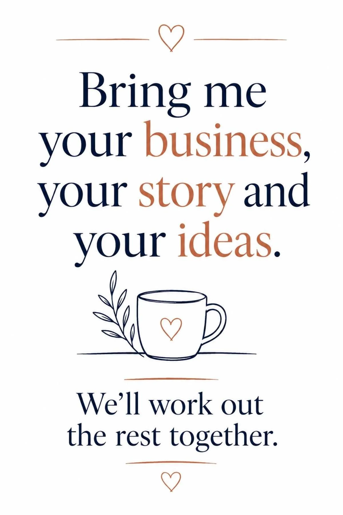 Website design focused on helping customers genuinely connect with a business, its story and the people behind it.