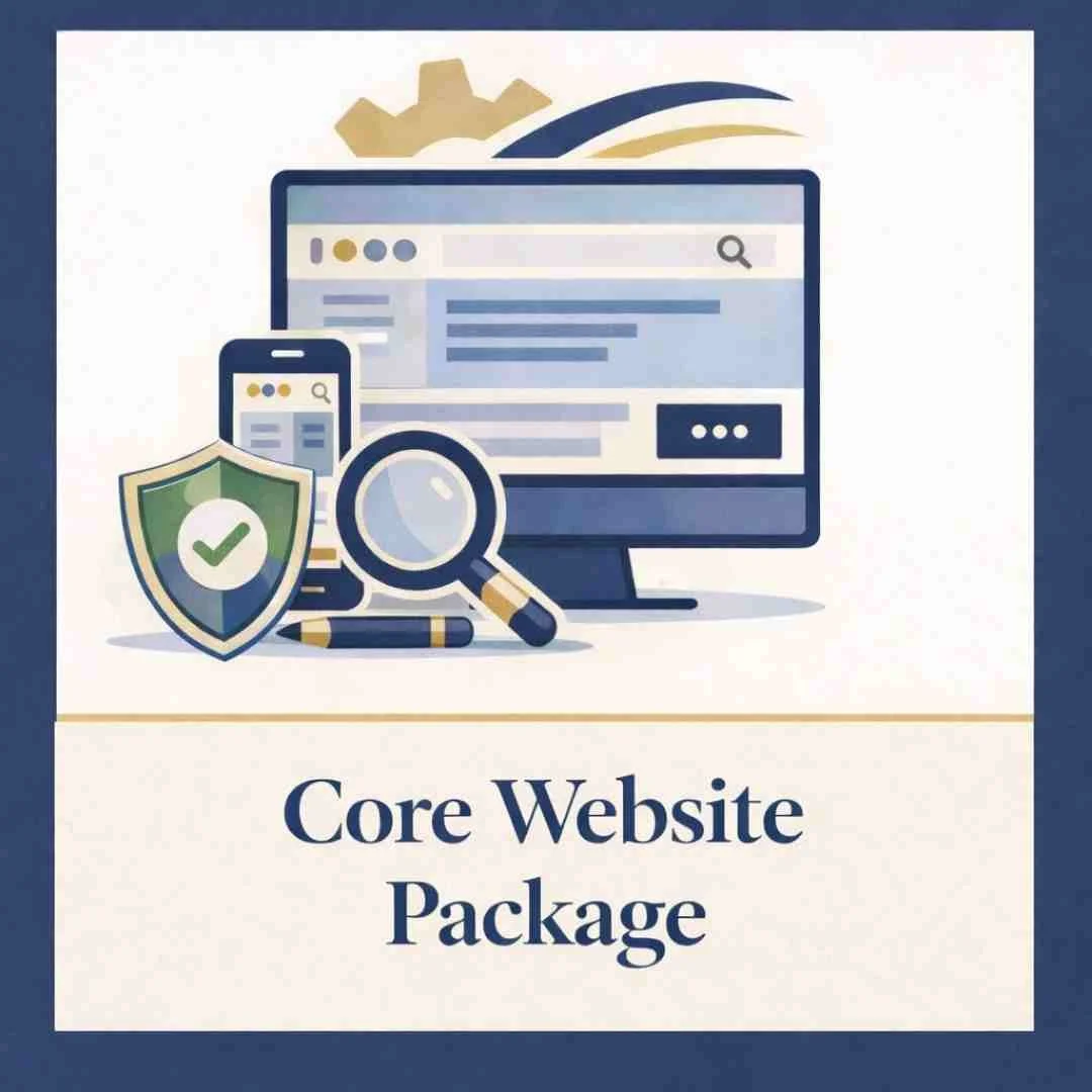 Professional Squarespace website design for UK small businesses shown on desktop and mobile with secure setup and performance focus.