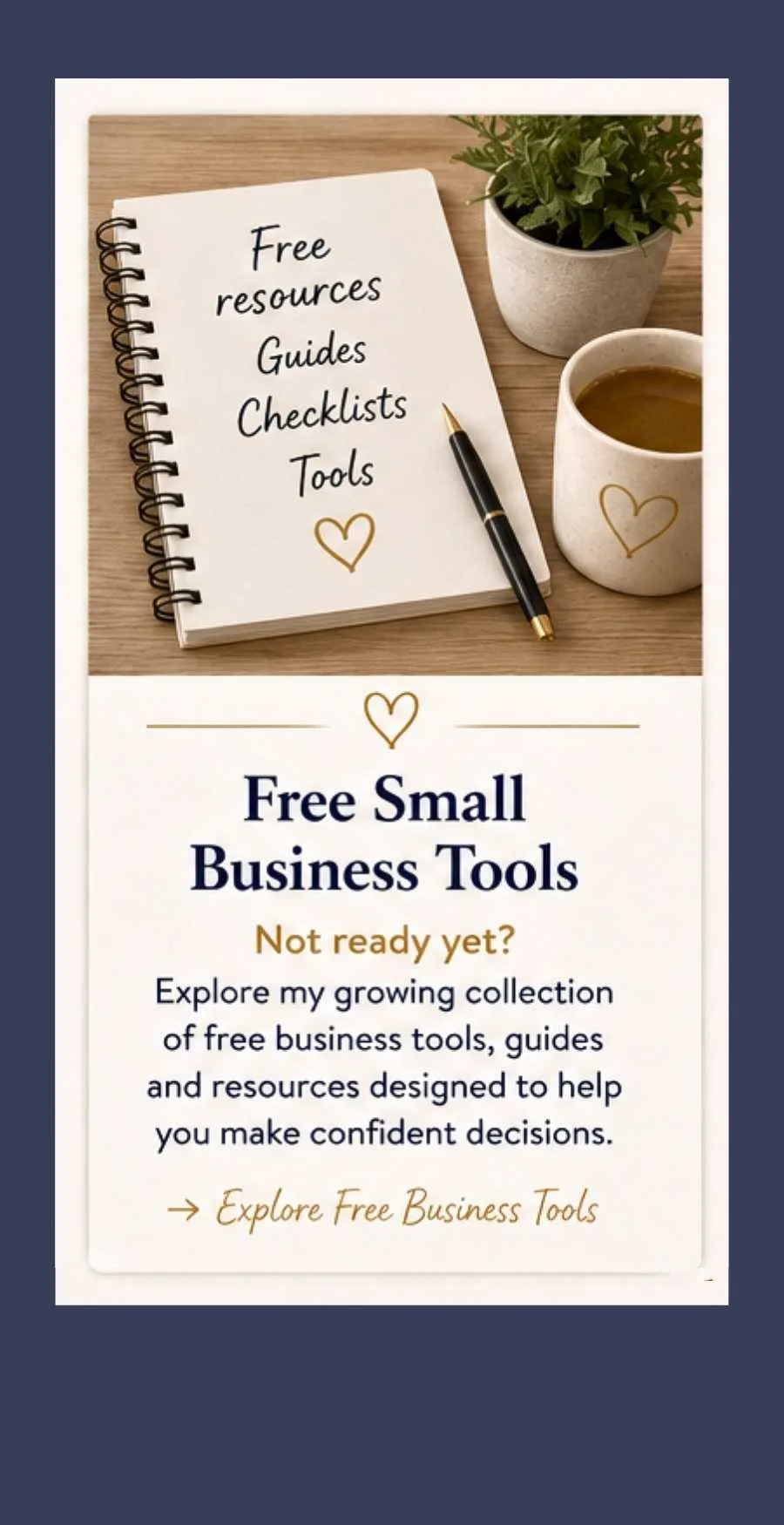 Free Small Business Tools by Simple Website Development & Support, offering practical guides, checklists and free resources to help service businesses improve their websites, visibility and online presence.