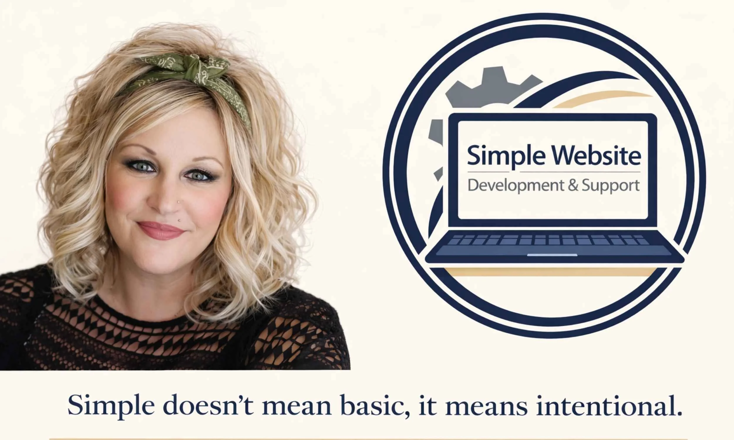 Website designer and business owner of Simple Website Development & Support, independent small business website designer