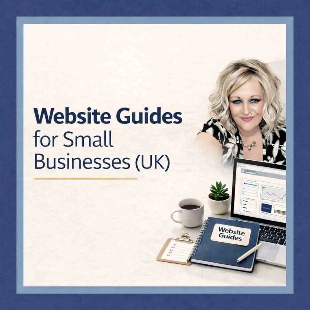 Website and SEO guide section helping UK small businesses improve Google rankings, website structure and online visibility.