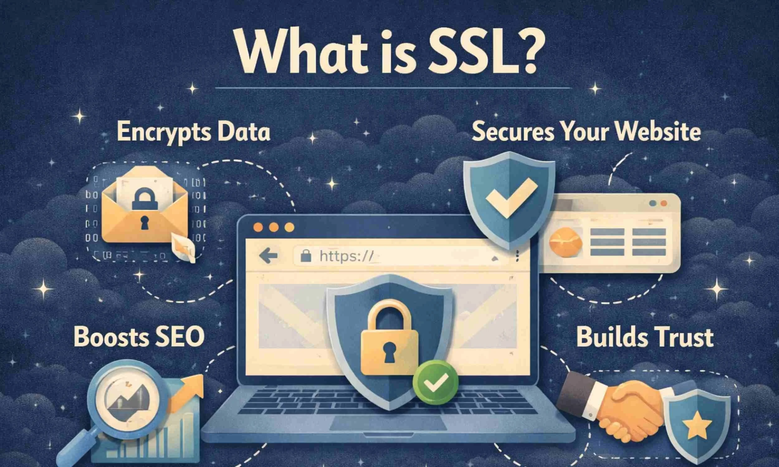 When SSL is setup properly  your website will load securely and show the padlock icon in the browser address bar.