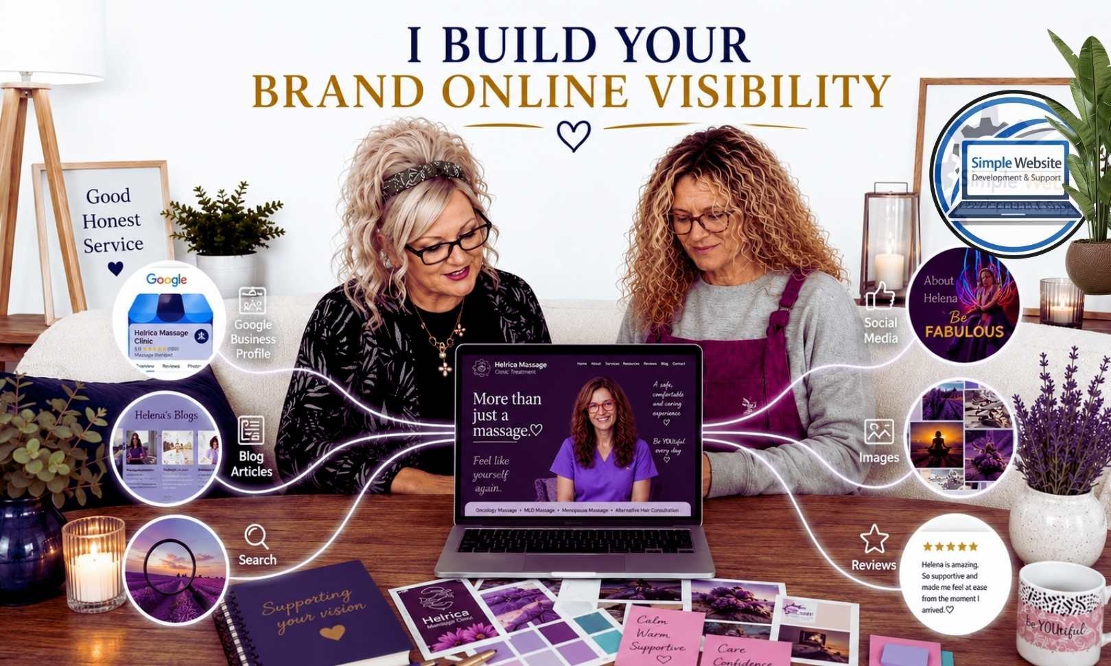 Online visibility services in Cambridgeshire including website design, SEO, Google Business Profile, blogs, reviews and social media support.