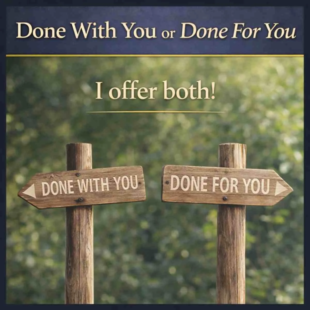 We offer a service whereby we work through everything via calls but the business implements the changes themselves or Done for You where we implement the changes to grow the business visibility online