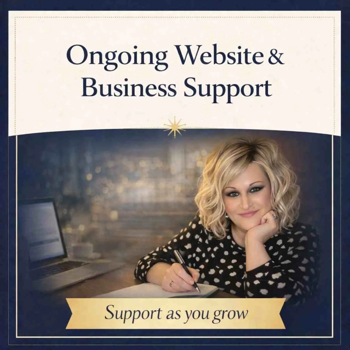 Ongoing website and business support service helping UK small businesses improve visibility, SEO and enquiries with guided support