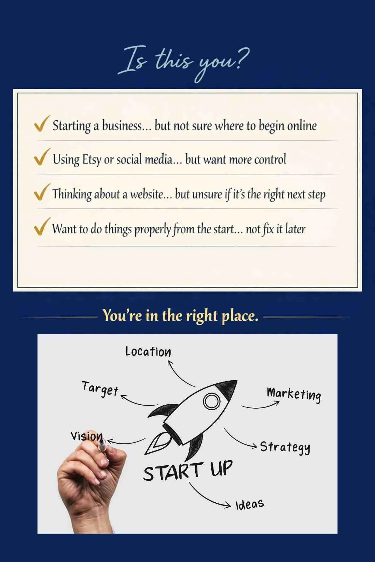 Starting a small business UK - is this you checklist and guidance on setting up your online presence correctly