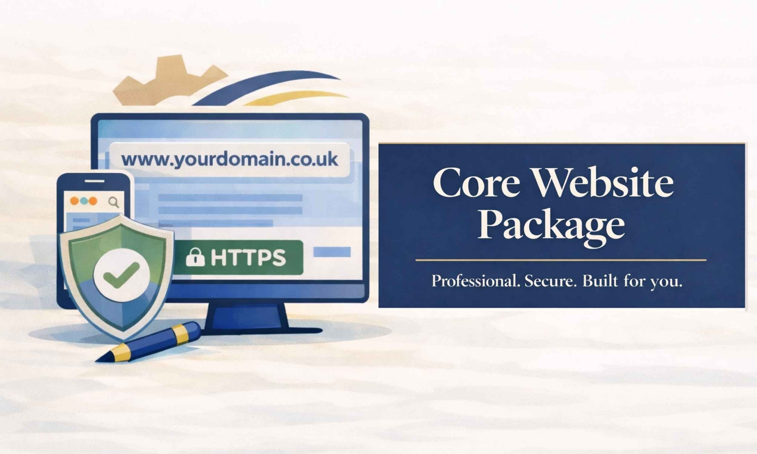 Core Website Package for UK small businesses - Squarespace website design and setup