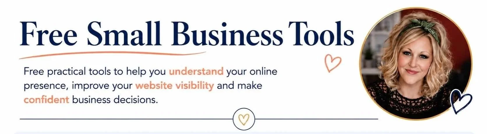Free Small Business Tools, to help business owners understand their online presence, improve website visibility and make confident business decisions.