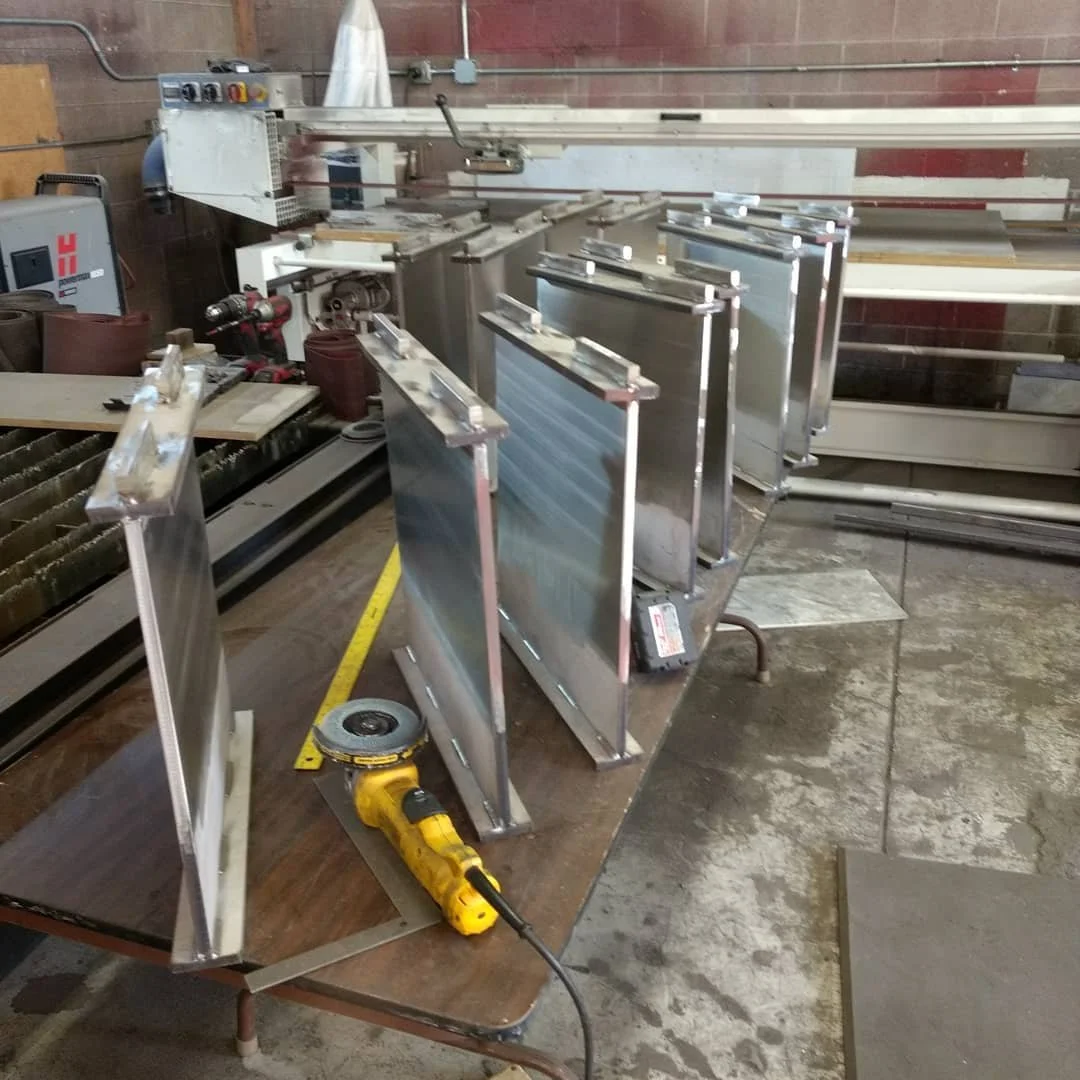 1/2" stainless bench legs for a project in Bend Oregon.
 Just do it!
.
.
.
#utah#utahbusiness #utahconstruction #stainlesssteel #stainlessteel #metalshop #metalfabrication #benchlegs #customfabrication #tigwelding #tig #utahnewconstruction #utah