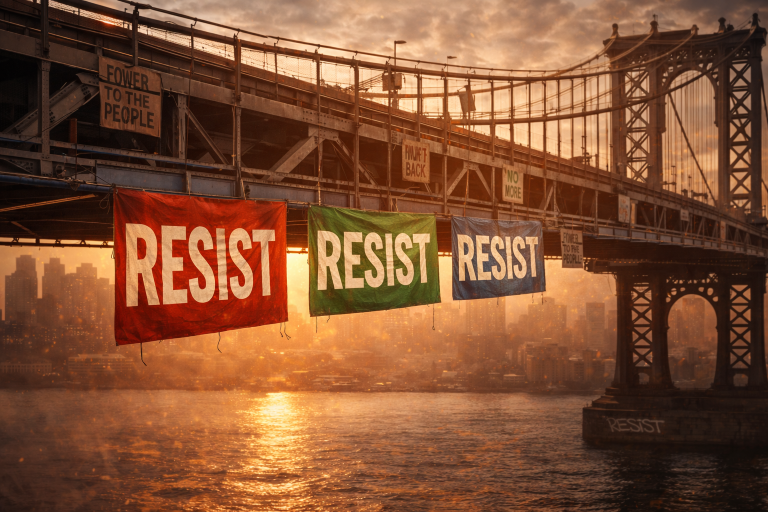 Pro-America, Anti-Fascist- Bridge Event 